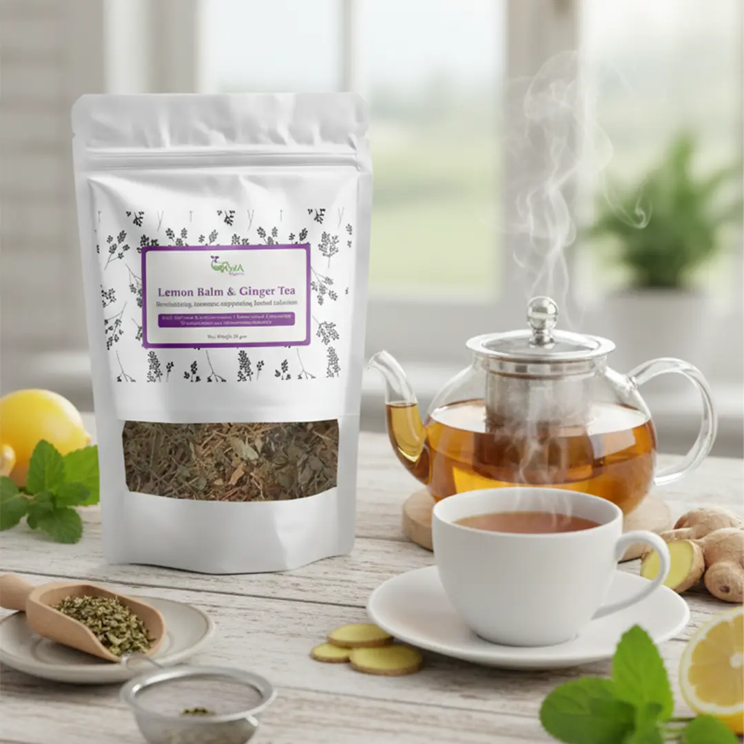 Lemon Balm & Ginger Tea